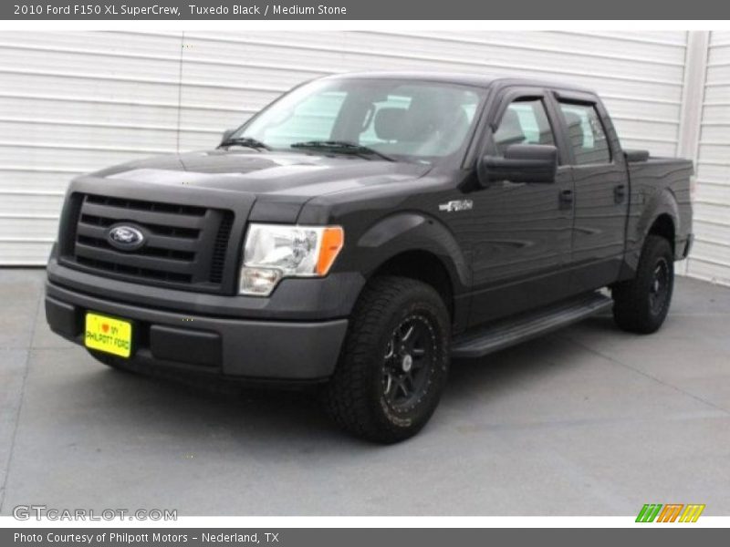 Tuxedo Black / Medium Stone 2010 Ford F150 XL SuperCrew