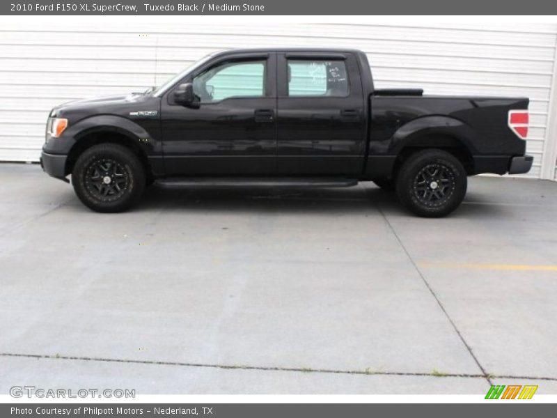 Tuxedo Black / Medium Stone 2010 Ford F150 XL SuperCrew