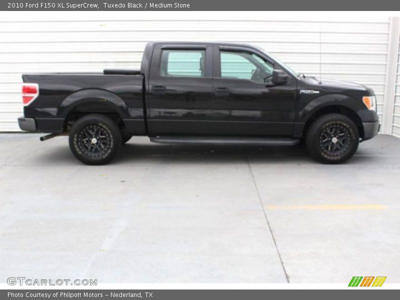 Tuxedo Black / Medium Stone 2010 Ford F150 XL SuperCrew