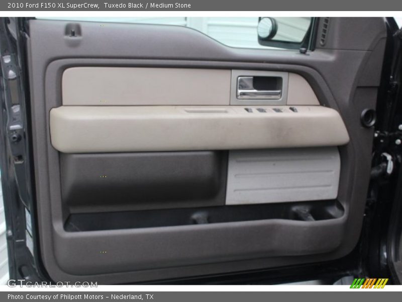Tuxedo Black / Medium Stone 2010 Ford F150 XL SuperCrew