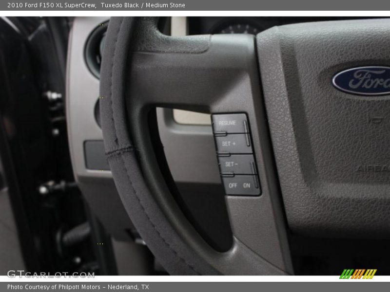 Tuxedo Black / Medium Stone 2010 Ford F150 XL SuperCrew