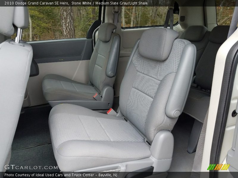 Stone White / Medium Slate Gray/Light Shale 2010 Dodge Grand Caravan SE Hero