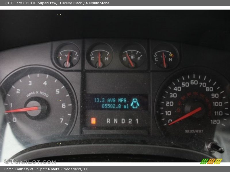 Tuxedo Black / Medium Stone 2010 Ford F150 XL SuperCrew