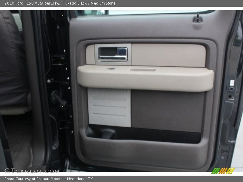 Tuxedo Black / Medium Stone 2010 Ford F150 XL SuperCrew
