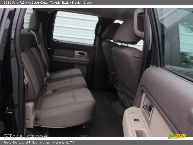 Tuxedo Black / Medium Stone 2010 Ford F150 XL SuperCrew