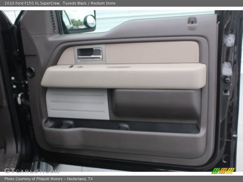Tuxedo Black / Medium Stone 2010 Ford F150 XL SuperCrew