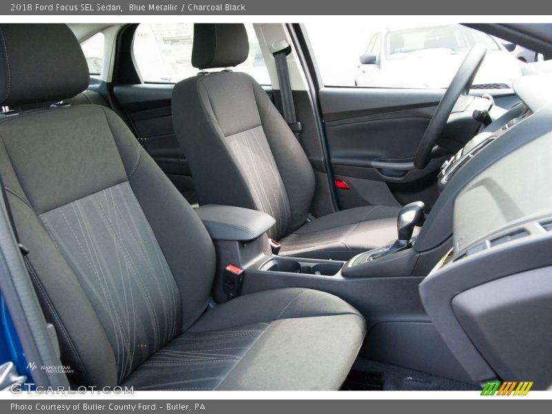 Blue Metallic / Charcoal Black 2018 Ford Focus SEL Sedan