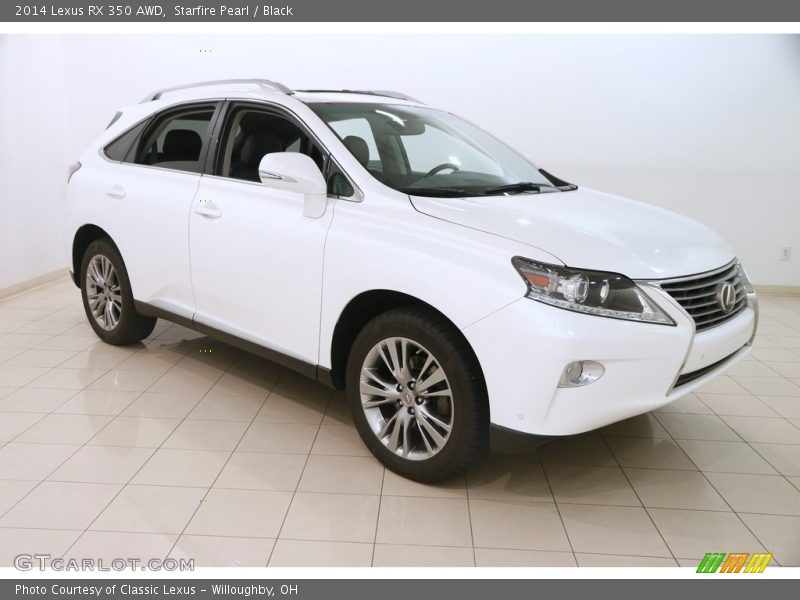 Starfire Pearl / Black 2014 Lexus RX 350 AWD