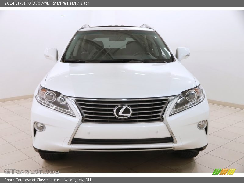Starfire Pearl / Black 2014 Lexus RX 350 AWD