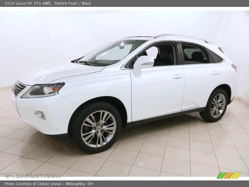Starfire Pearl / Black 2014 Lexus RX 350 AWD