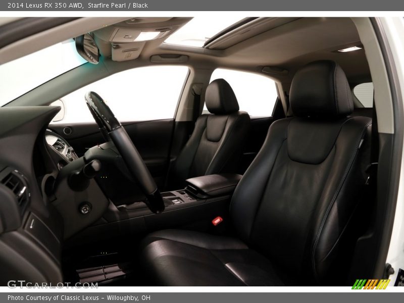 Starfire Pearl / Black 2014 Lexus RX 350 AWD