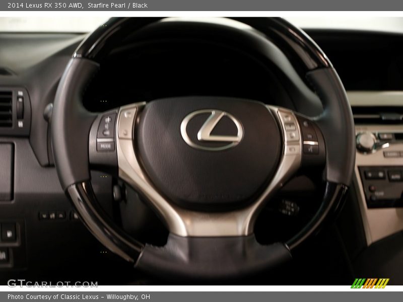 Starfire Pearl / Black 2014 Lexus RX 350 AWD