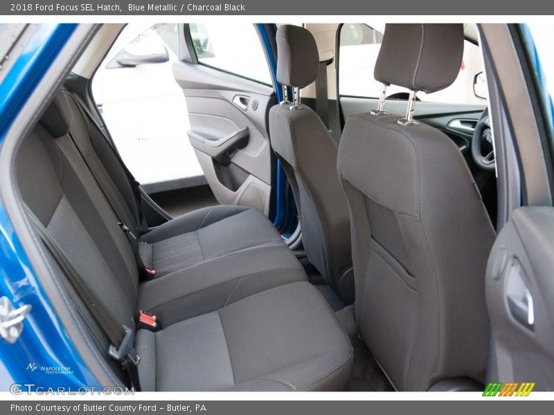 Blue Metallic / Charcoal Black 2018 Ford Focus SEL Hatch