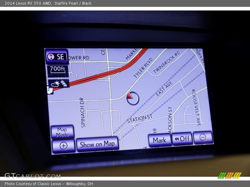 Starfire Pearl / Black 2014 Lexus RX 350 AWD