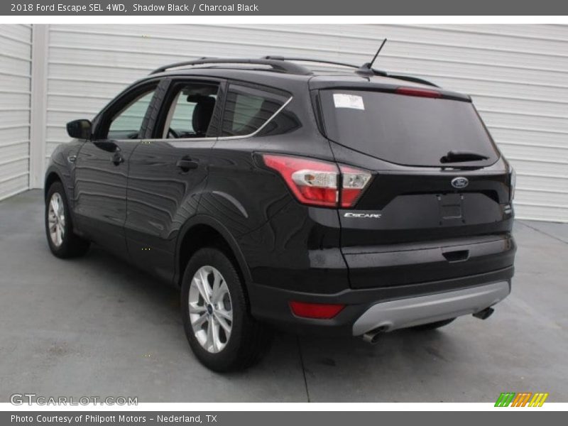 Shadow Black / Charcoal Black 2018 Ford Escape SEL 4WD