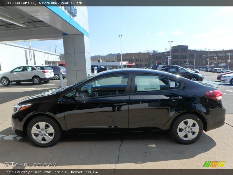 Aurora Black Pearl / Black 2018 Kia Forte LX