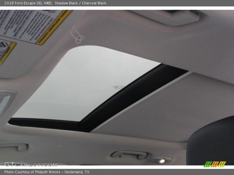 Shadow Black / Charcoal Black 2018 Ford Escape SEL 4WD