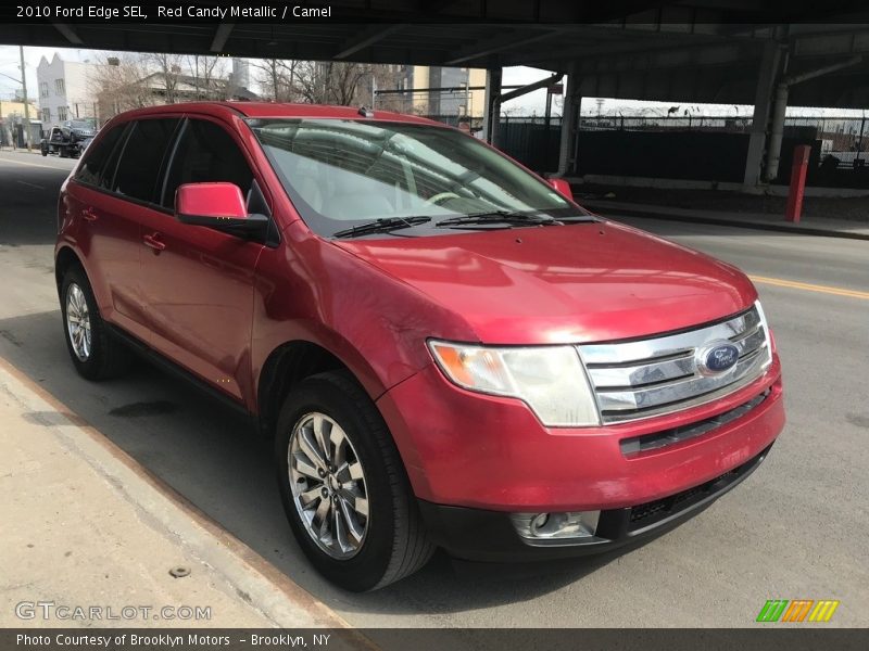 Red Candy Metallic / Camel 2010 Ford Edge SEL