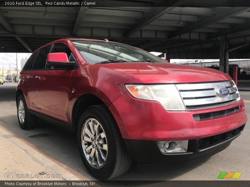 Red Candy Metallic / Camel 2010 Ford Edge SEL