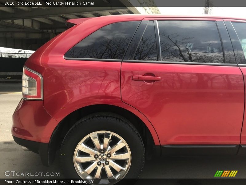 Red Candy Metallic / Camel 2010 Ford Edge SEL