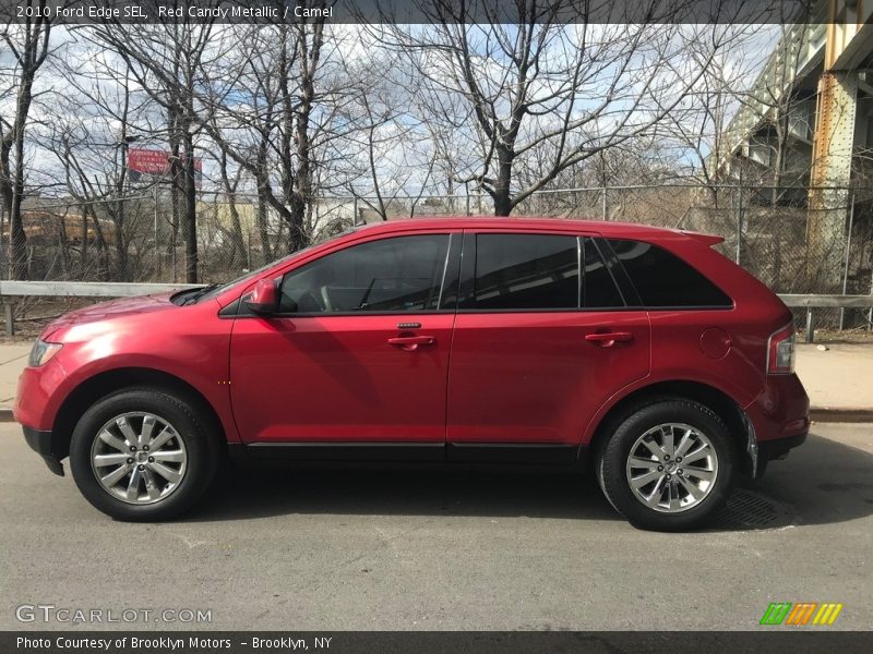 Red Candy Metallic / Camel 2010 Ford Edge SEL