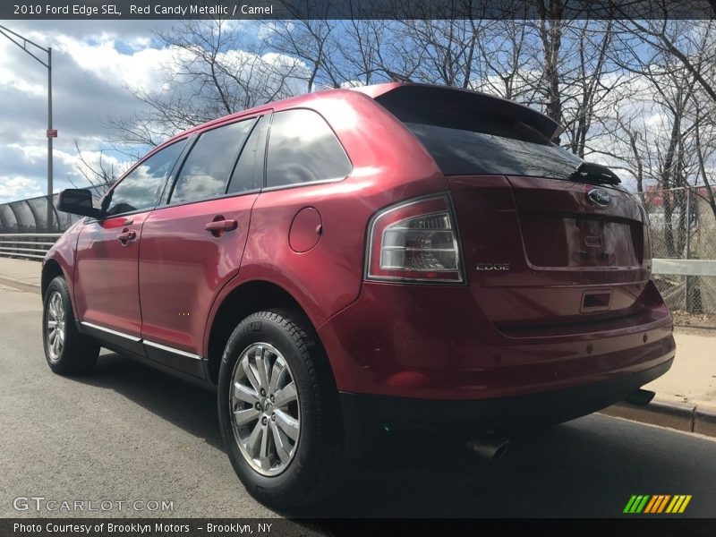 Red Candy Metallic / Camel 2010 Ford Edge SEL