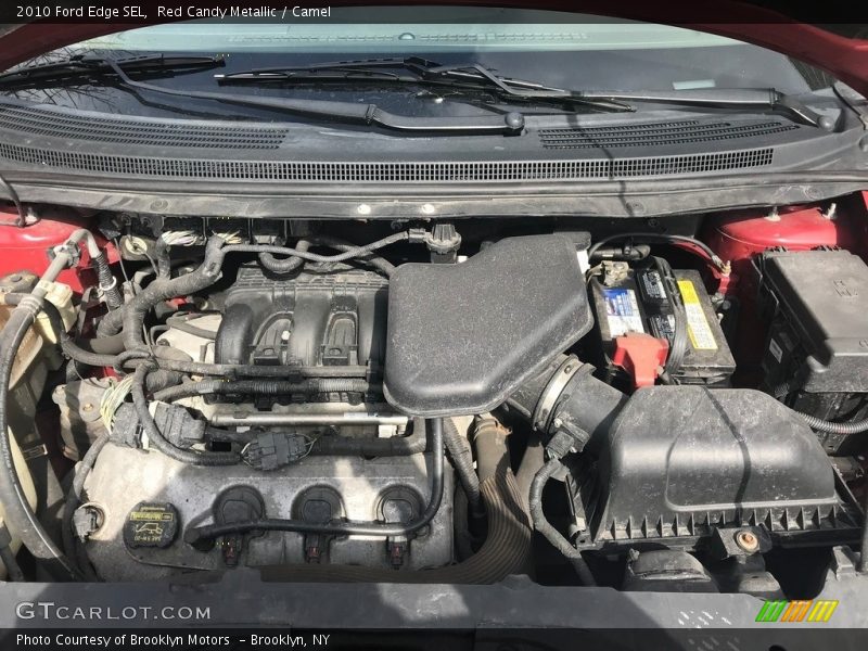 Red Candy Metallic / Camel 2010 Ford Edge SEL