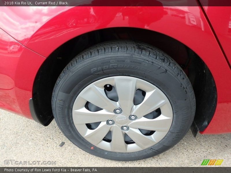 Currant Red / Black 2018 Kia Rio LX