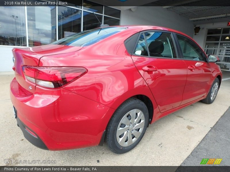 Currant Red / Black 2018 Kia Rio LX