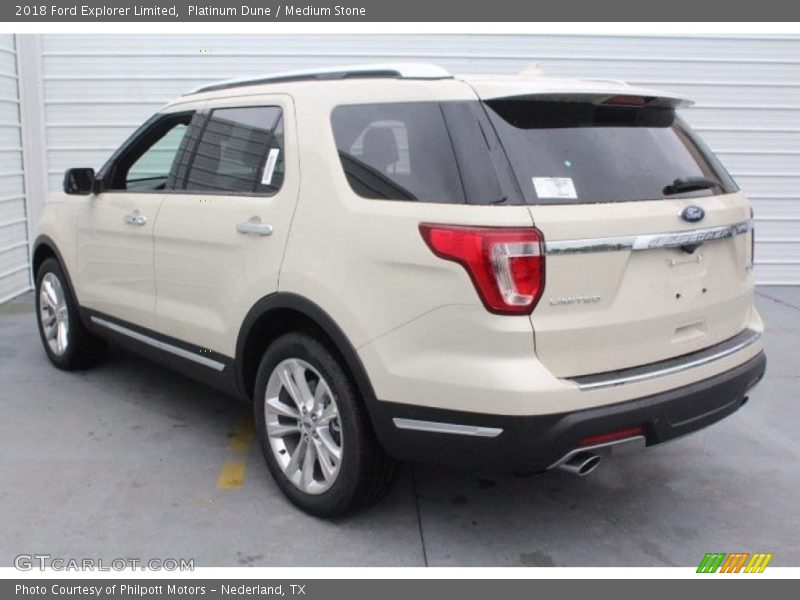 Platinum Dune / Medium Stone 2018 Ford Explorer Limited