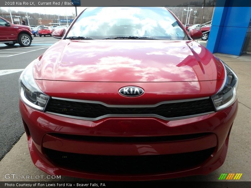 Currant Red / Black 2018 Kia Rio LX