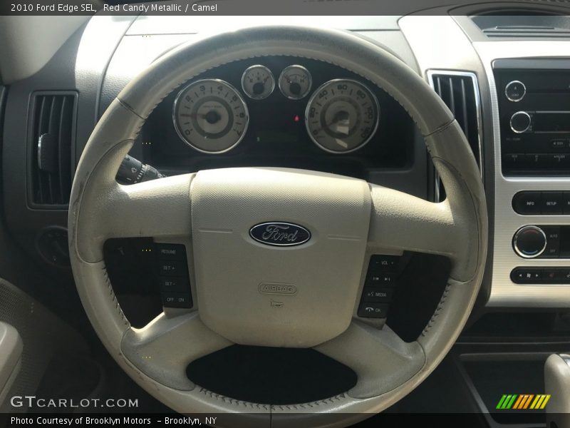 Red Candy Metallic / Camel 2010 Ford Edge SEL