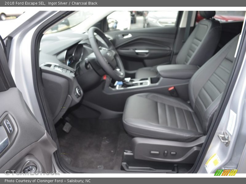 Ingot Silver / Charcoal Black 2018 Ford Escape SEL