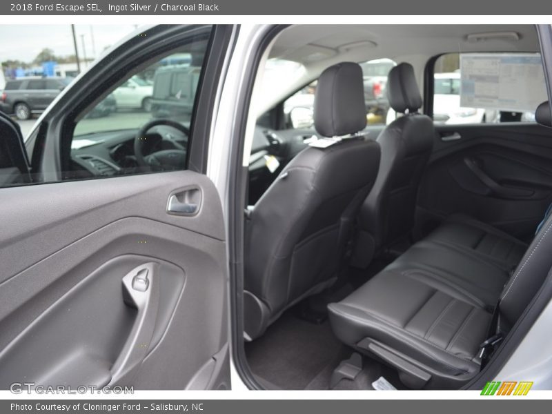 Ingot Silver / Charcoal Black 2018 Ford Escape SEL