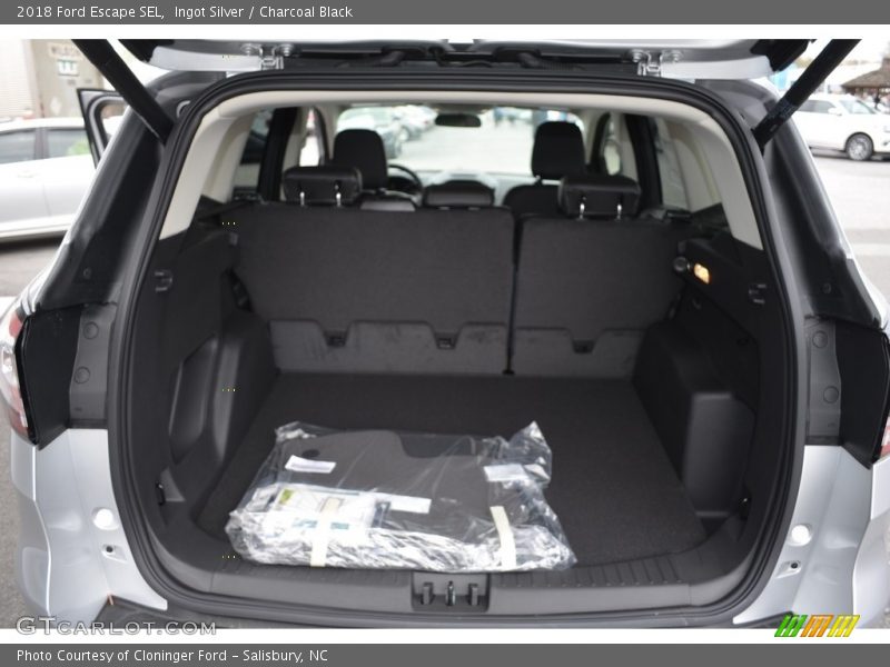 Ingot Silver / Charcoal Black 2018 Ford Escape SEL