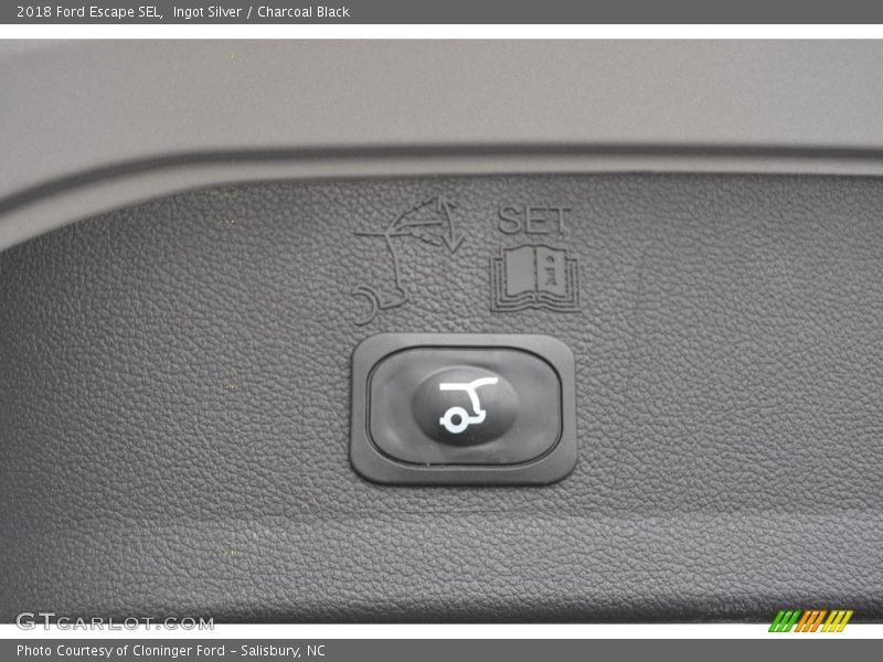 Ingot Silver / Charcoal Black 2018 Ford Escape SEL