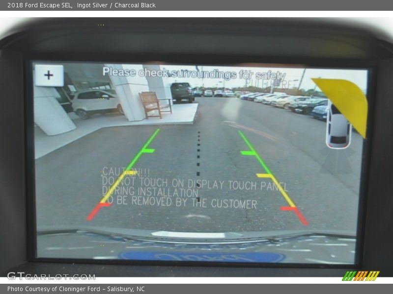 Ingot Silver / Charcoal Black 2018 Ford Escape SEL