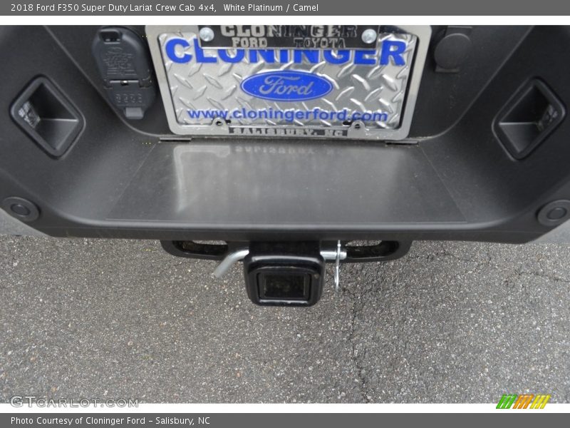 White Platinum / Camel 2018 Ford F350 Super Duty Lariat Crew Cab 4x4