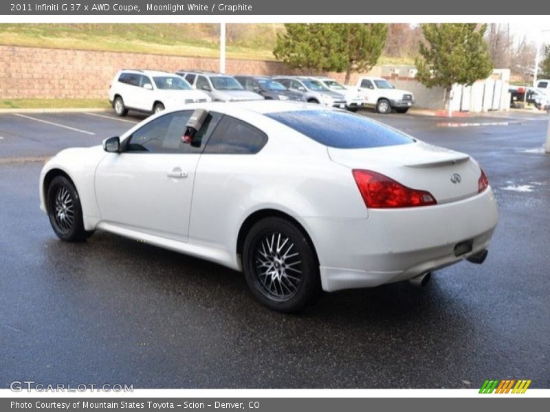 Moonlight White / Graphite 2011 Infiniti G 37 x AWD Coupe