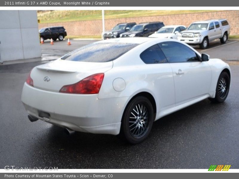Moonlight White / Graphite 2011 Infiniti G 37 x AWD Coupe