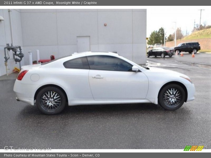 Moonlight White / Graphite 2011 Infiniti G 37 x AWD Coupe