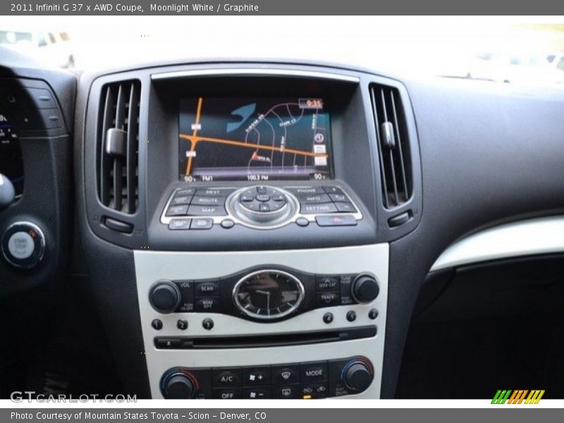 Moonlight White / Graphite 2011 Infiniti G 37 x AWD Coupe