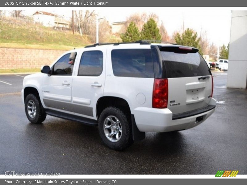 Summit White / Light Titanium 2009 GMC Yukon SLT 4x4