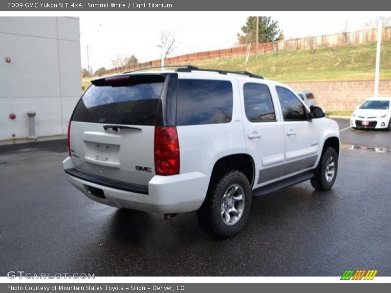 Summit White / Light Titanium 2009 GMC Yukon SLT 4x4