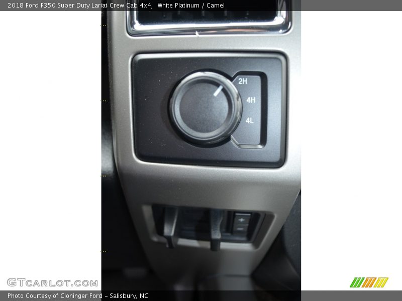 White Platinum / Camel 2018 Ford F350 Super Duty Lariat Crew Cab 4x4