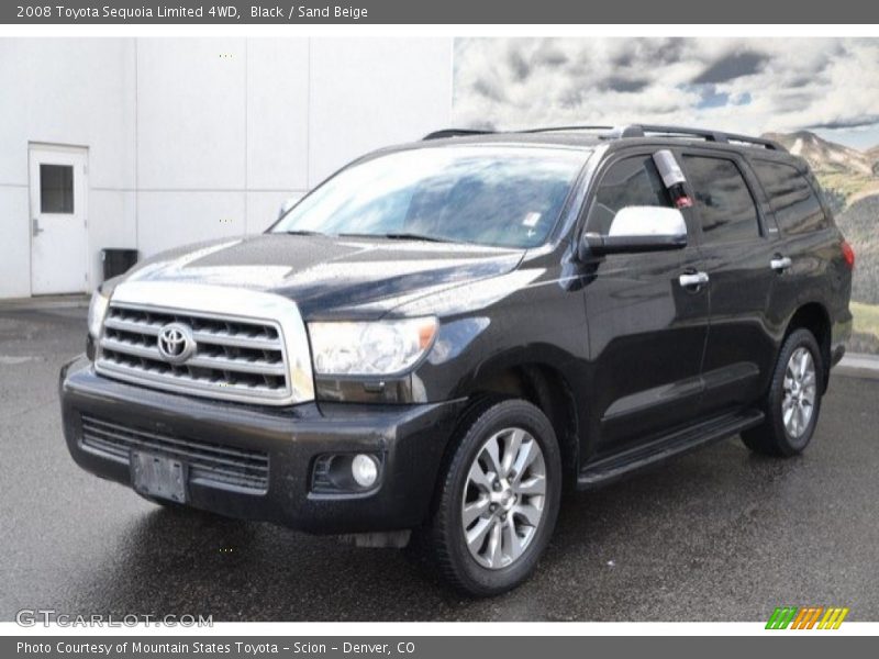 Black / Sand Beige 2008 Toyota Sequoia Limited 4WD