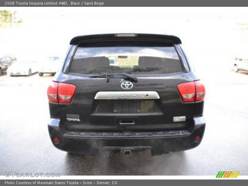 Black / Sand Beige 2008 Toyota Sequoia Limited 4WD