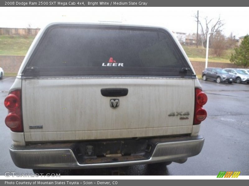 Bright White / Medium Slate Gray 2008 Dodge Ram 2500 SXT Mega Cab 4x4