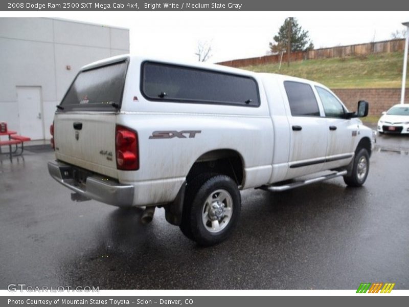 Bright White / Medium Slate Gray 2008 Dodge Ram 2500 SXT Mega Cab 4x4