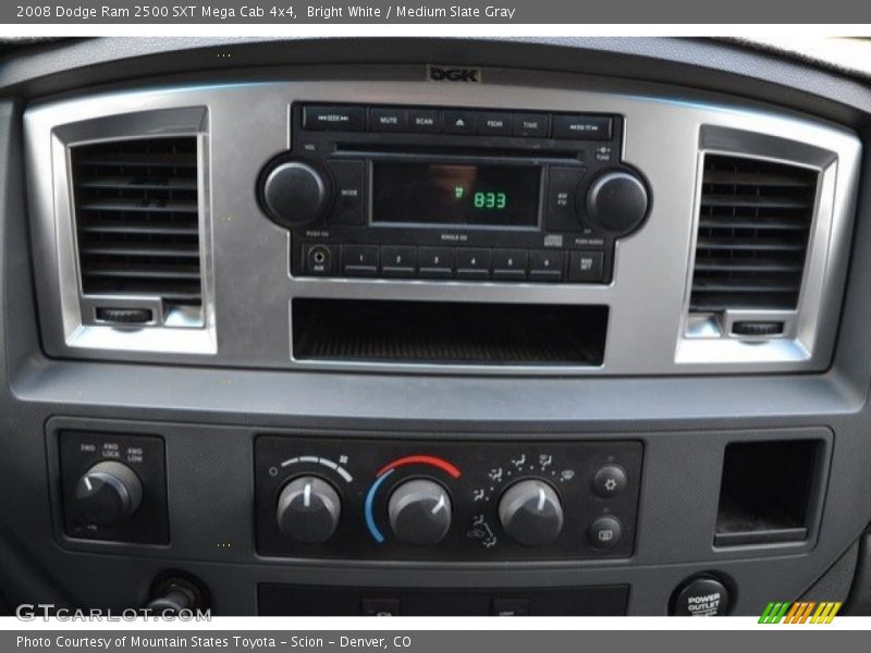 Bright White / Medium Slate Gray 2008 Dodge Ram 2500 SXT Mega Cab 4x4